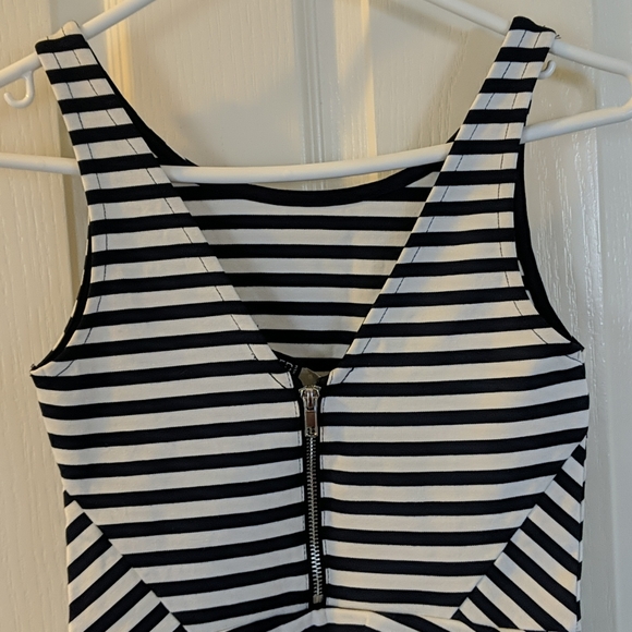H&M | Striped Peplum Dress - Picture 2 of 3